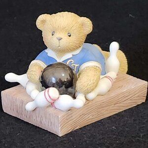 Cherished Teddies 2000 Bryce Bowling Figurine #731370 New In Box